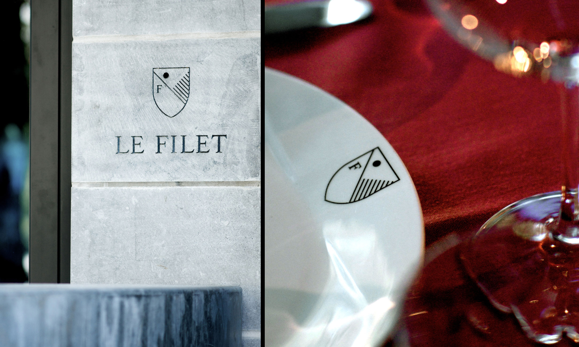 Restaurant Le Filet, logo, Montreal, 2011