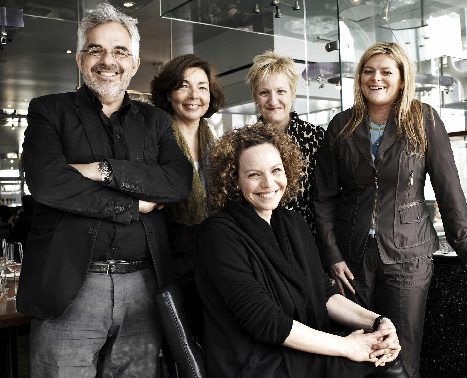 Spokespeople Gilles Saucier and Macha Limonchik; Marie-Josée Lacroix, Bureau du design; Brigitte Jacques, Ministère de la Culture; Catherine Sévigny, elected official responsible for culture at Ville de Montréal