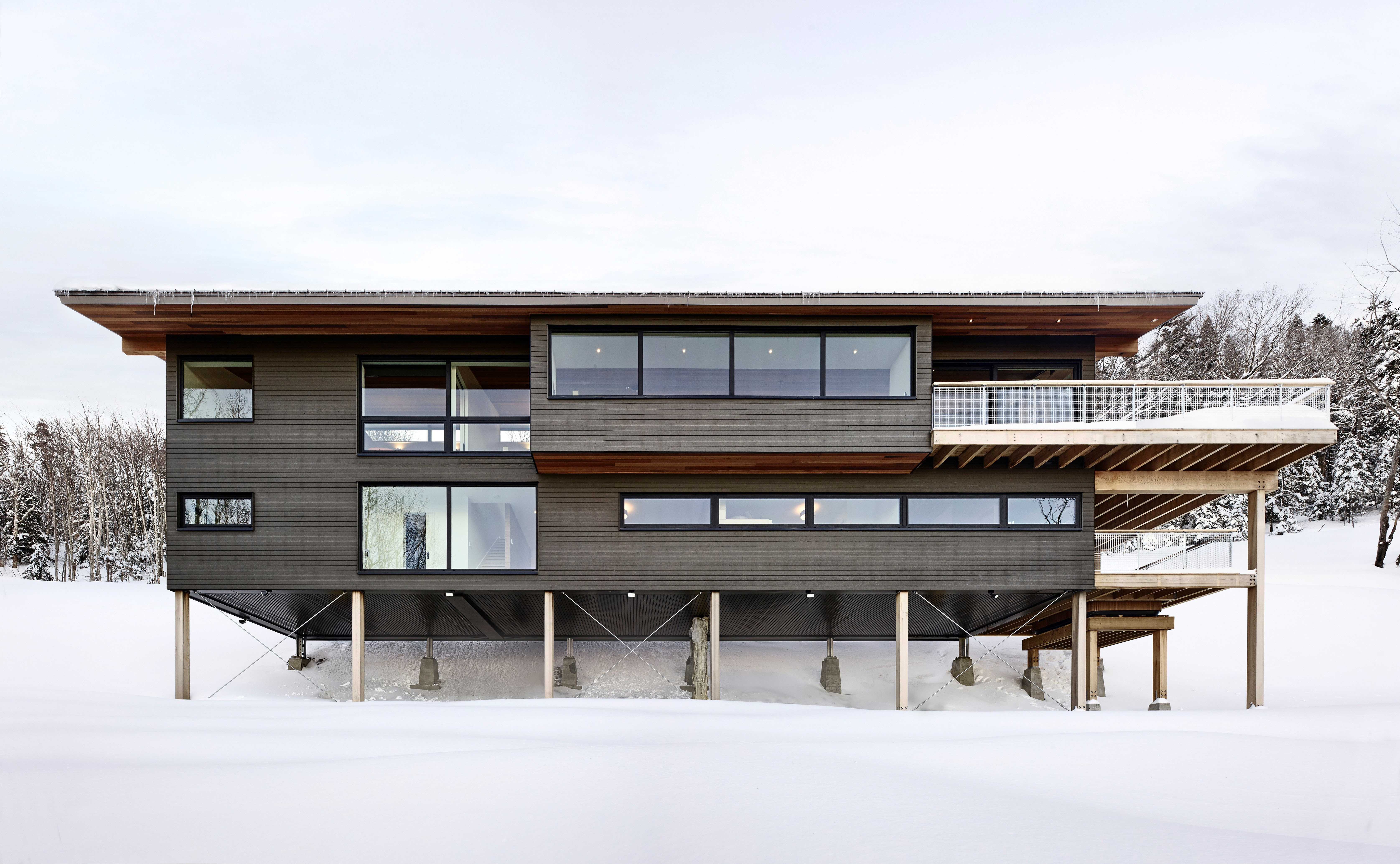 Chalet de Ski dans les Laurentides, St. Donat, QC, 2016