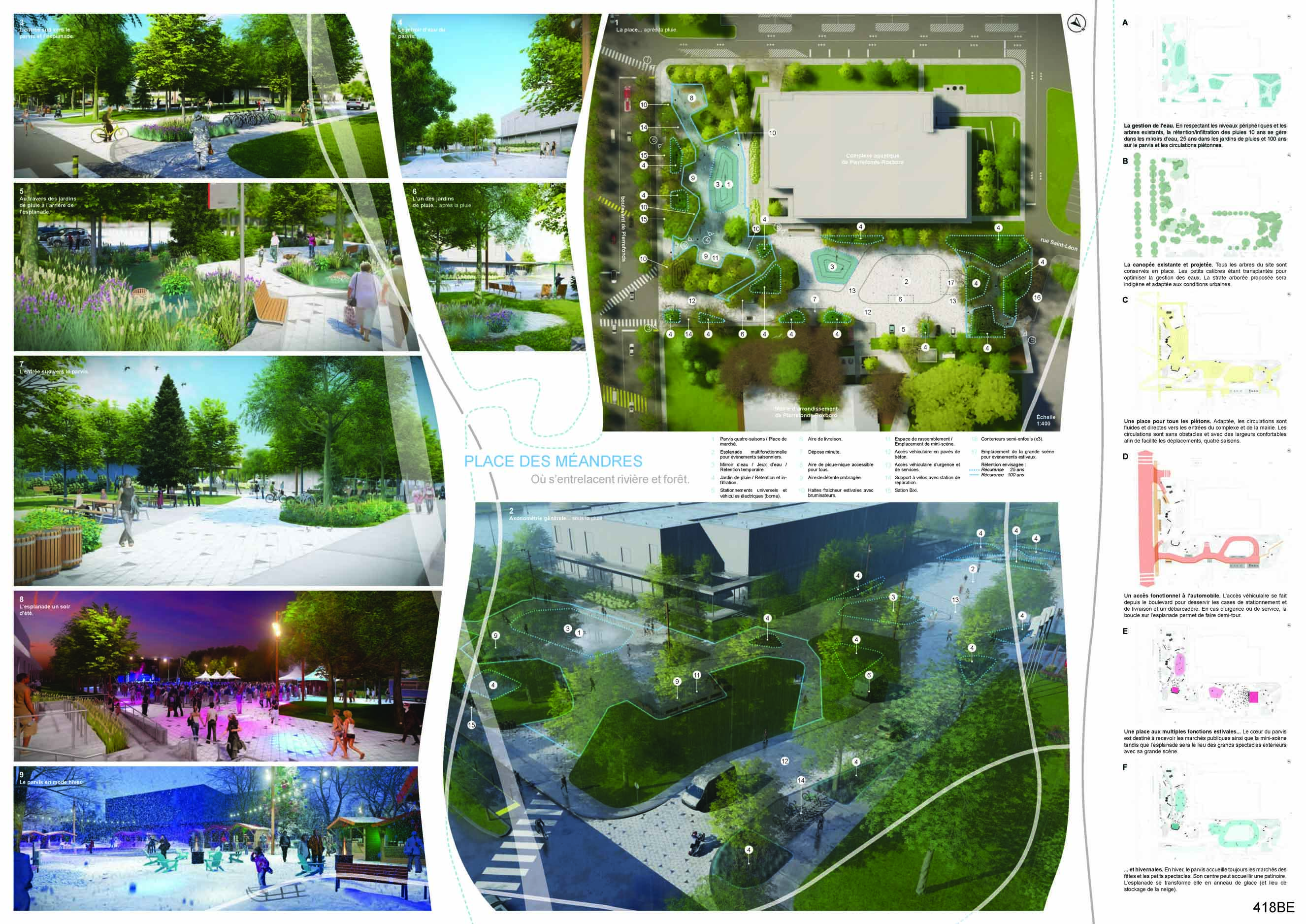 turquoise Architecture de paysage + EMS Ingénierie - Planche