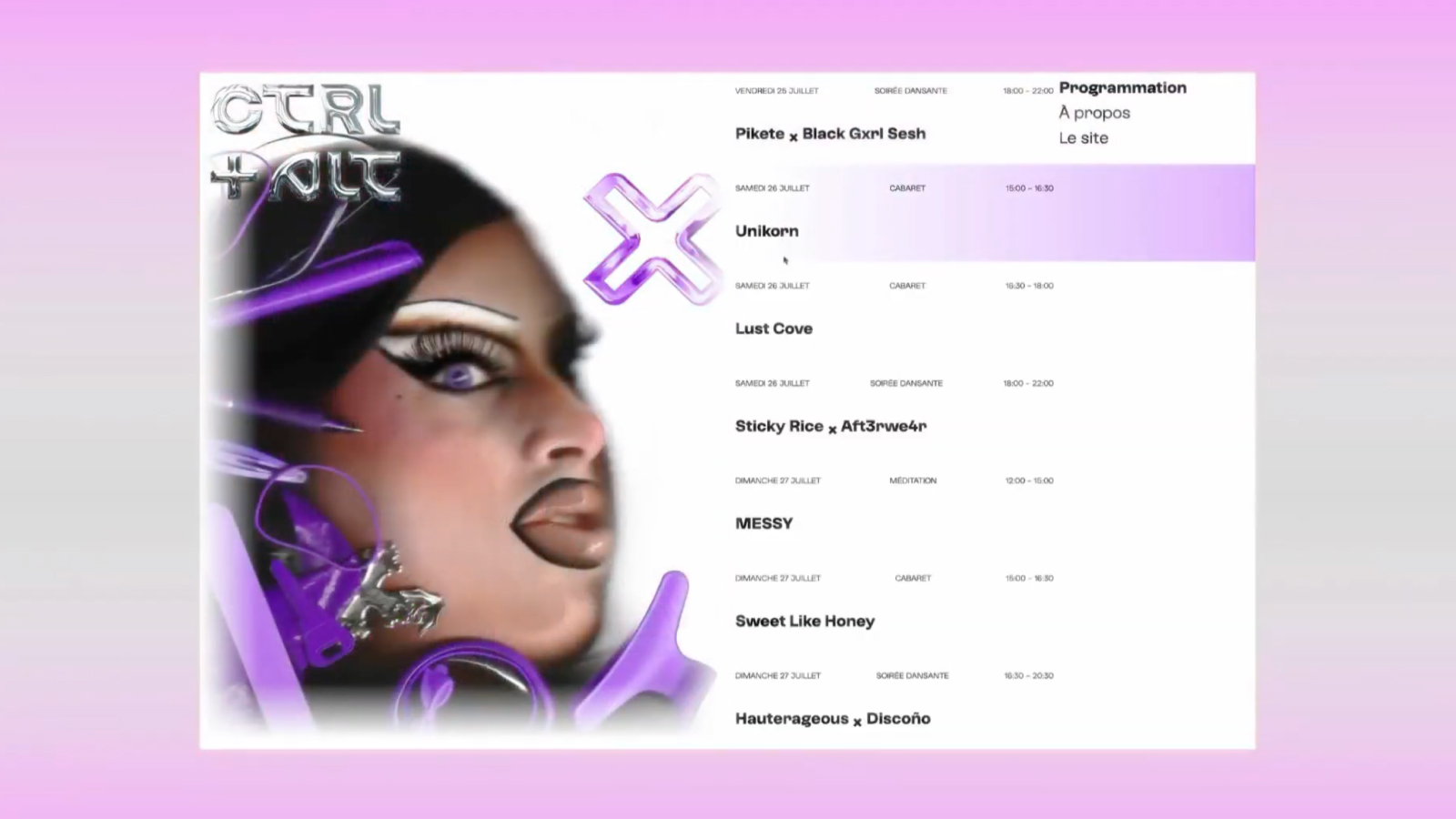 CTRL + ALT website