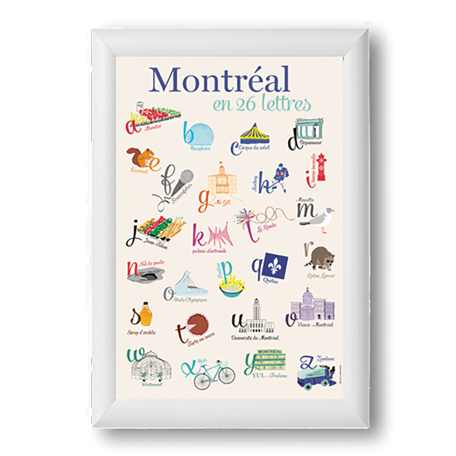 Prints — Montréal en 26 lettres