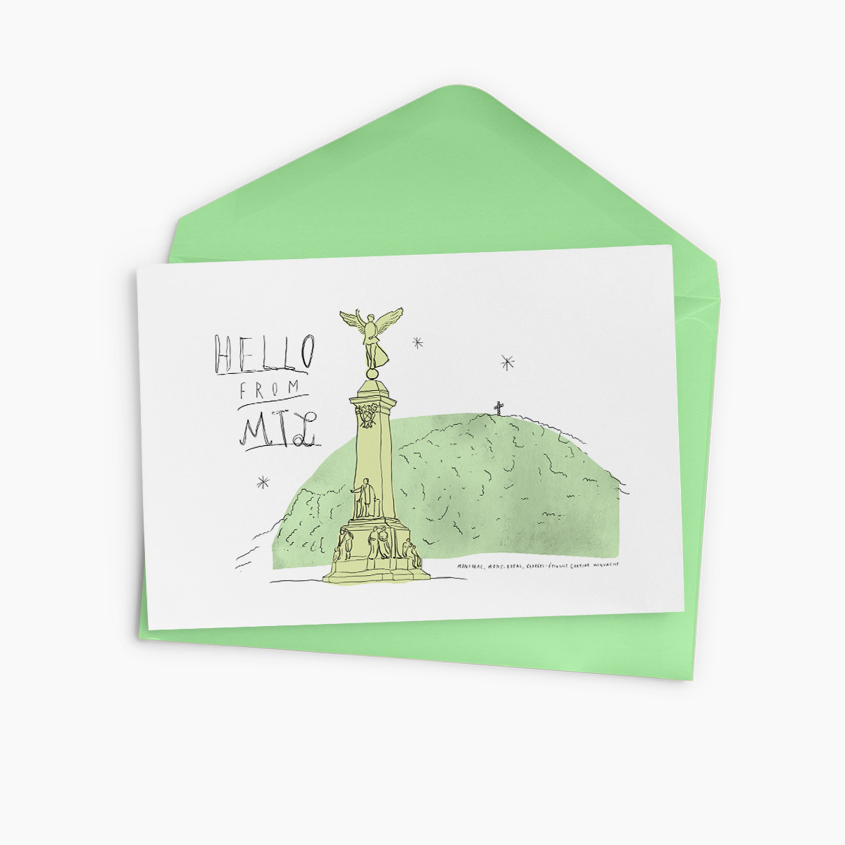 Souvenir de Montréal — Greeting Cards (Mount Royal)