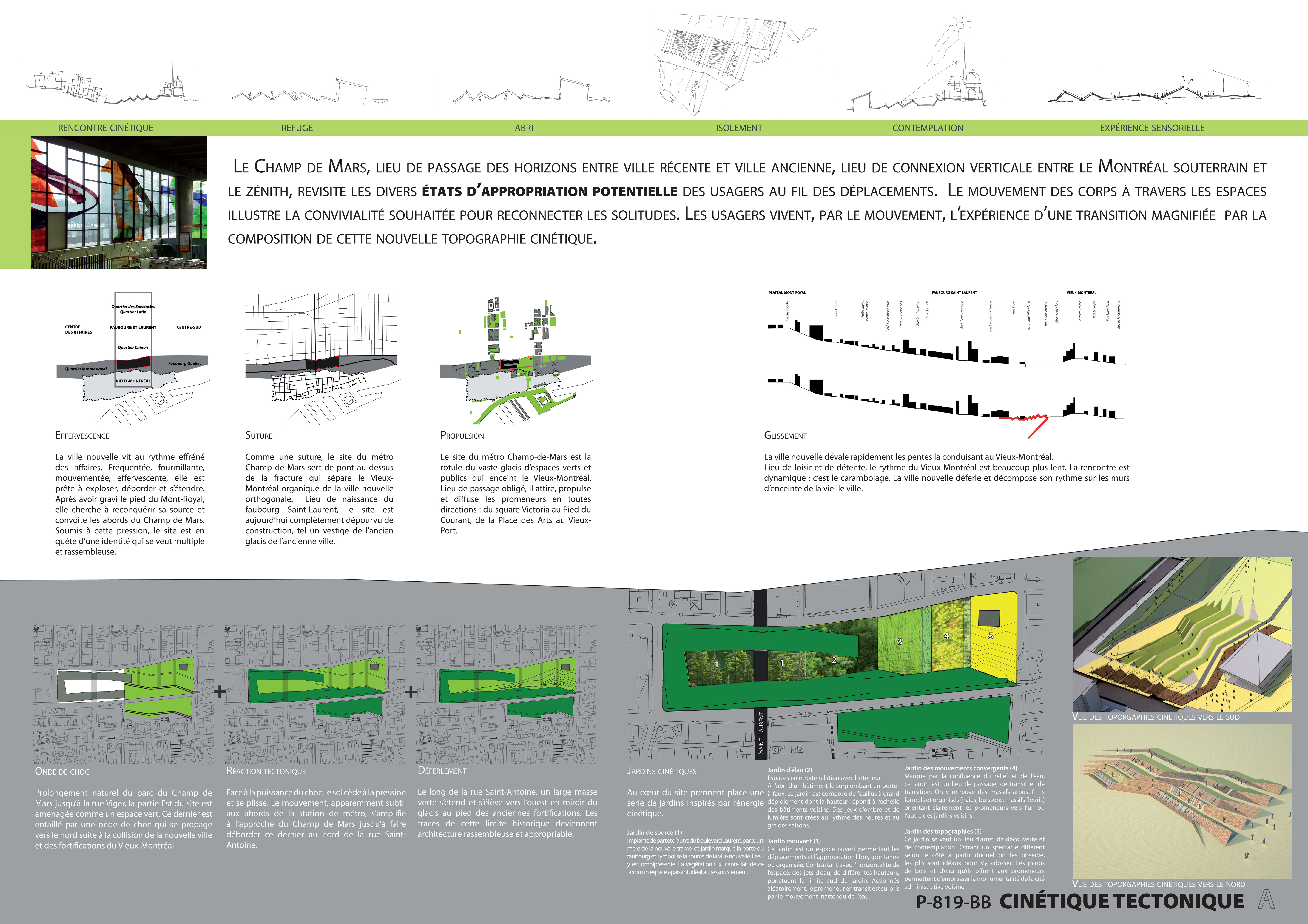 Cinétique tectonique - Boards (detail)