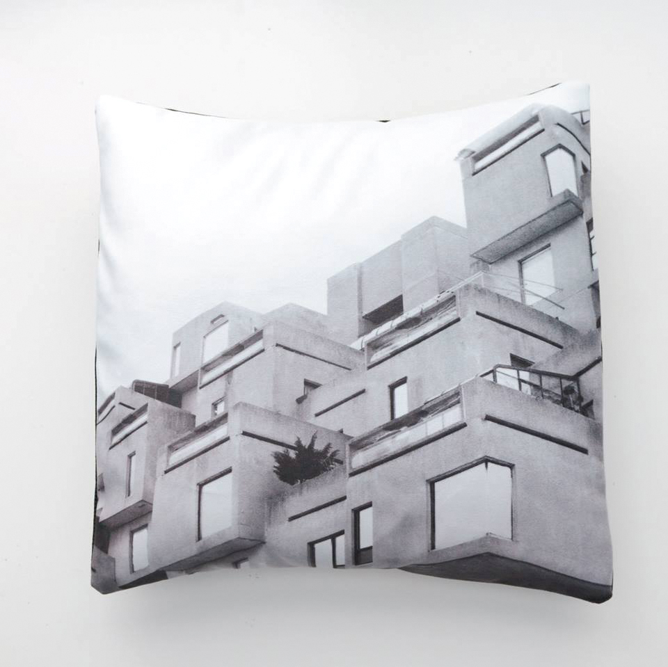 Cushion Covers — Iconique Series in Black & White (Habitat 67)