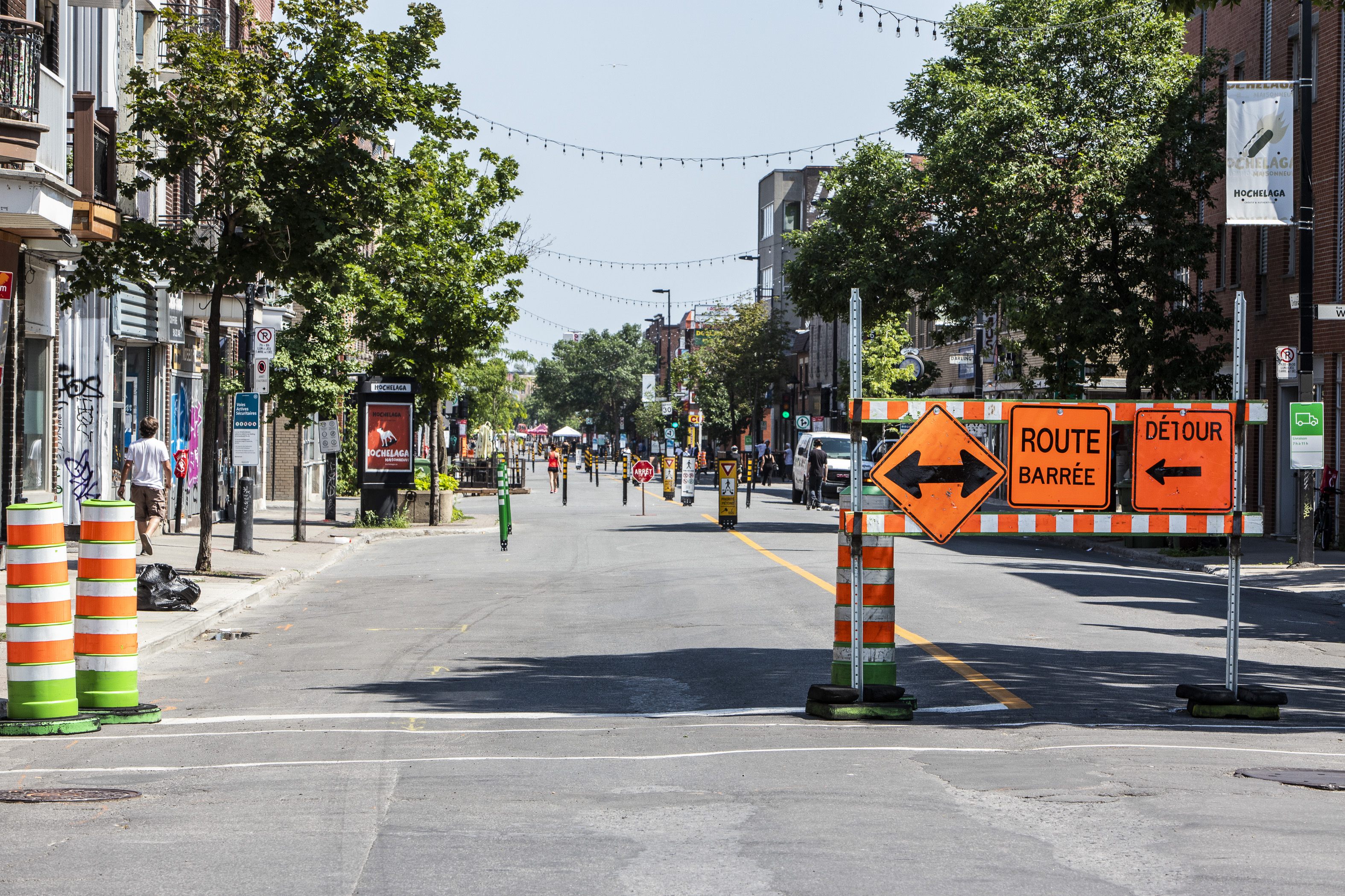 Rue Ontario Est, le 21 juillet 2020