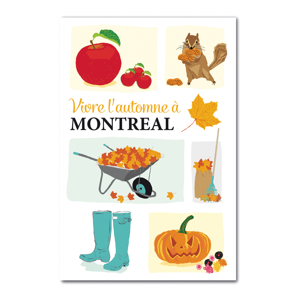 Postcard — Vivre l'automne à Montréal