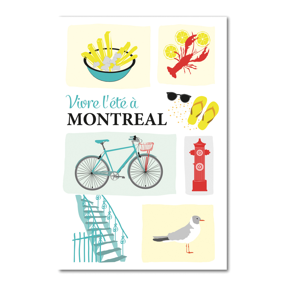 Postcard — Vivre l'été à Montréal