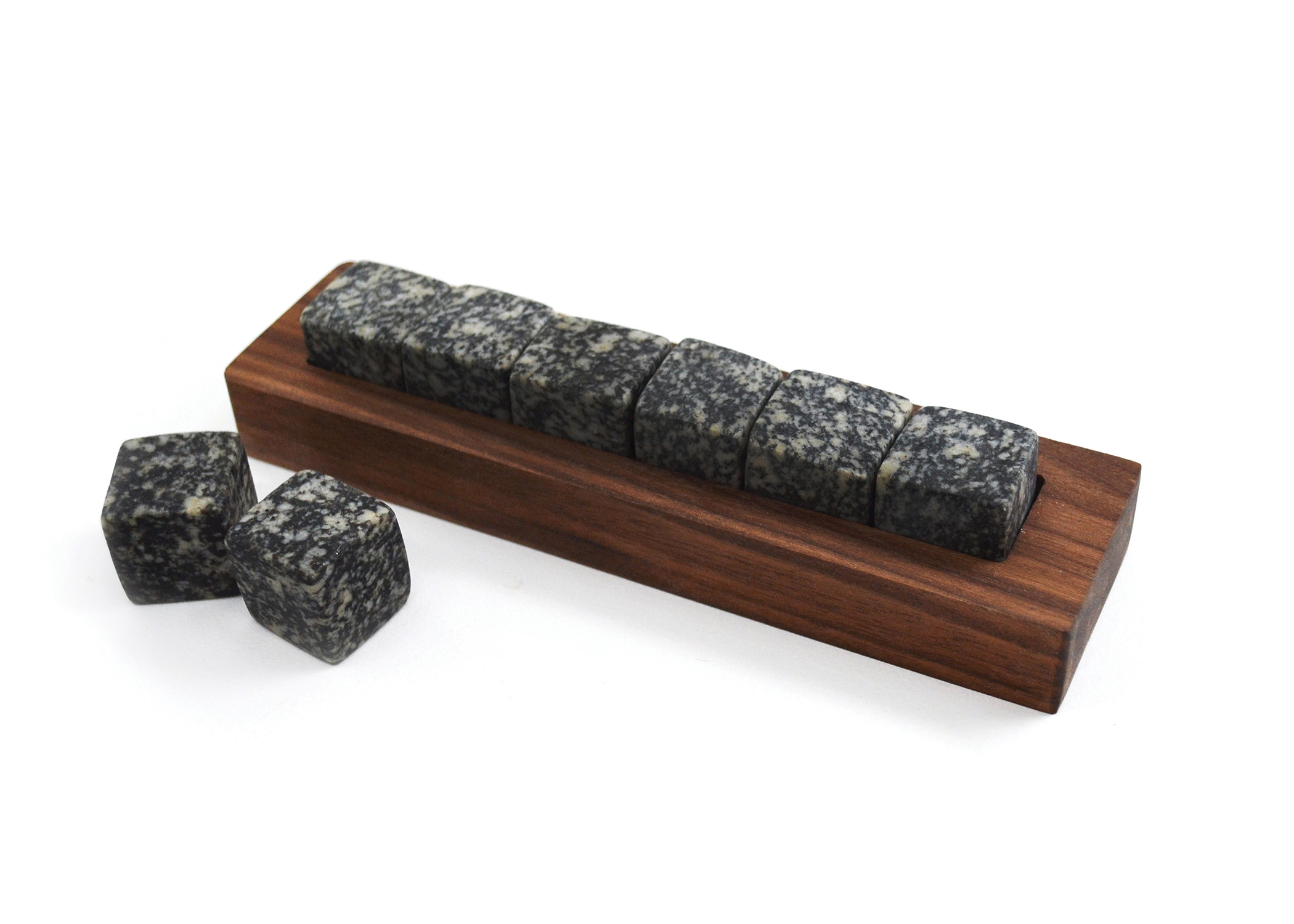 Set of Deluxe Whisky Stones — Gabbro