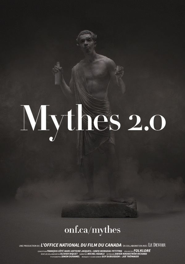 Poster from webdocumentary Mythes 2.0