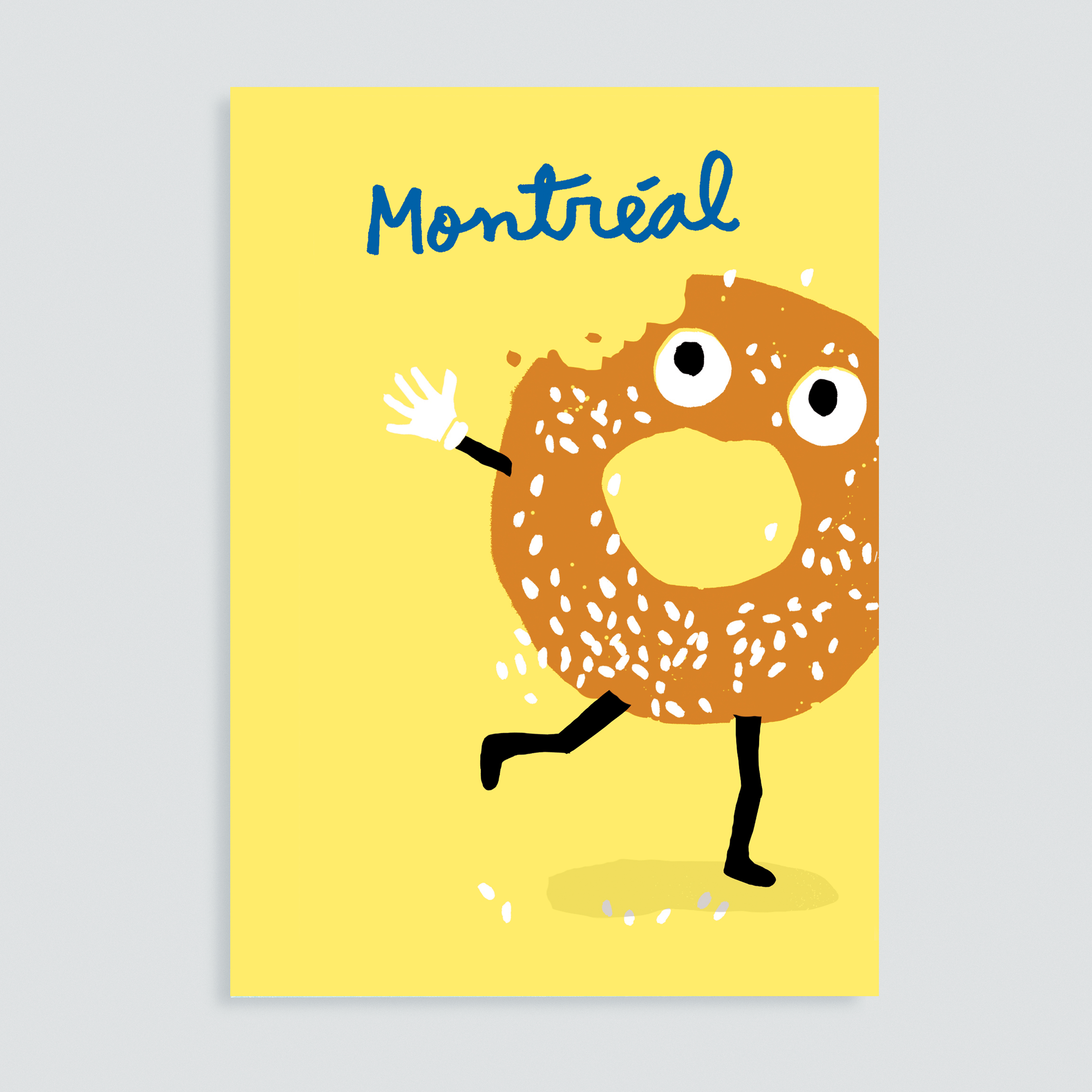 Postcard, Greeting Card and Art Print — Images de Montréal (Bagel)