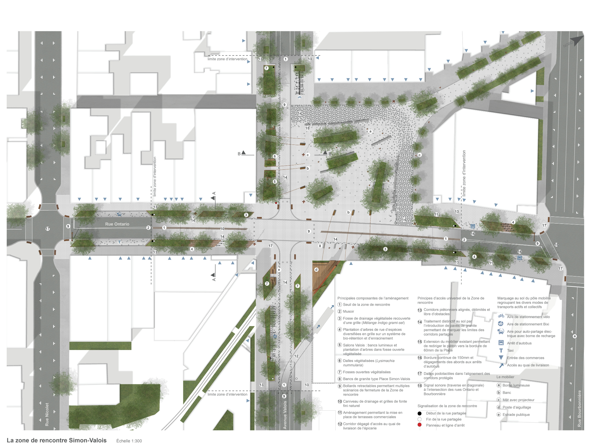Plan of the shared space