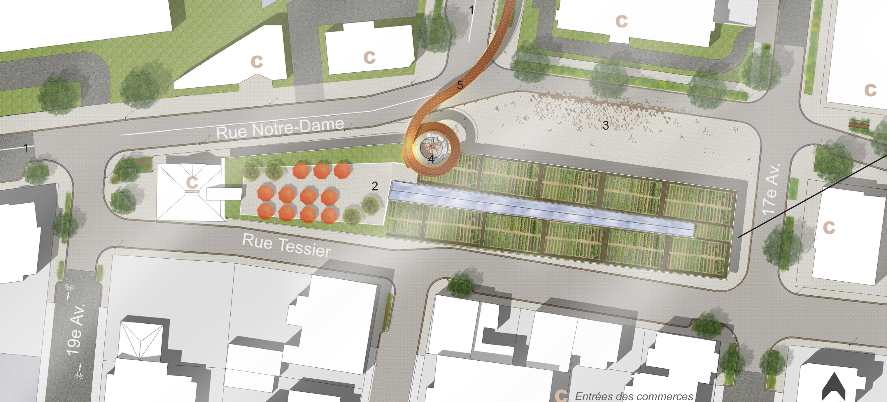 Detailed Plan between 17th and 19th Avenues