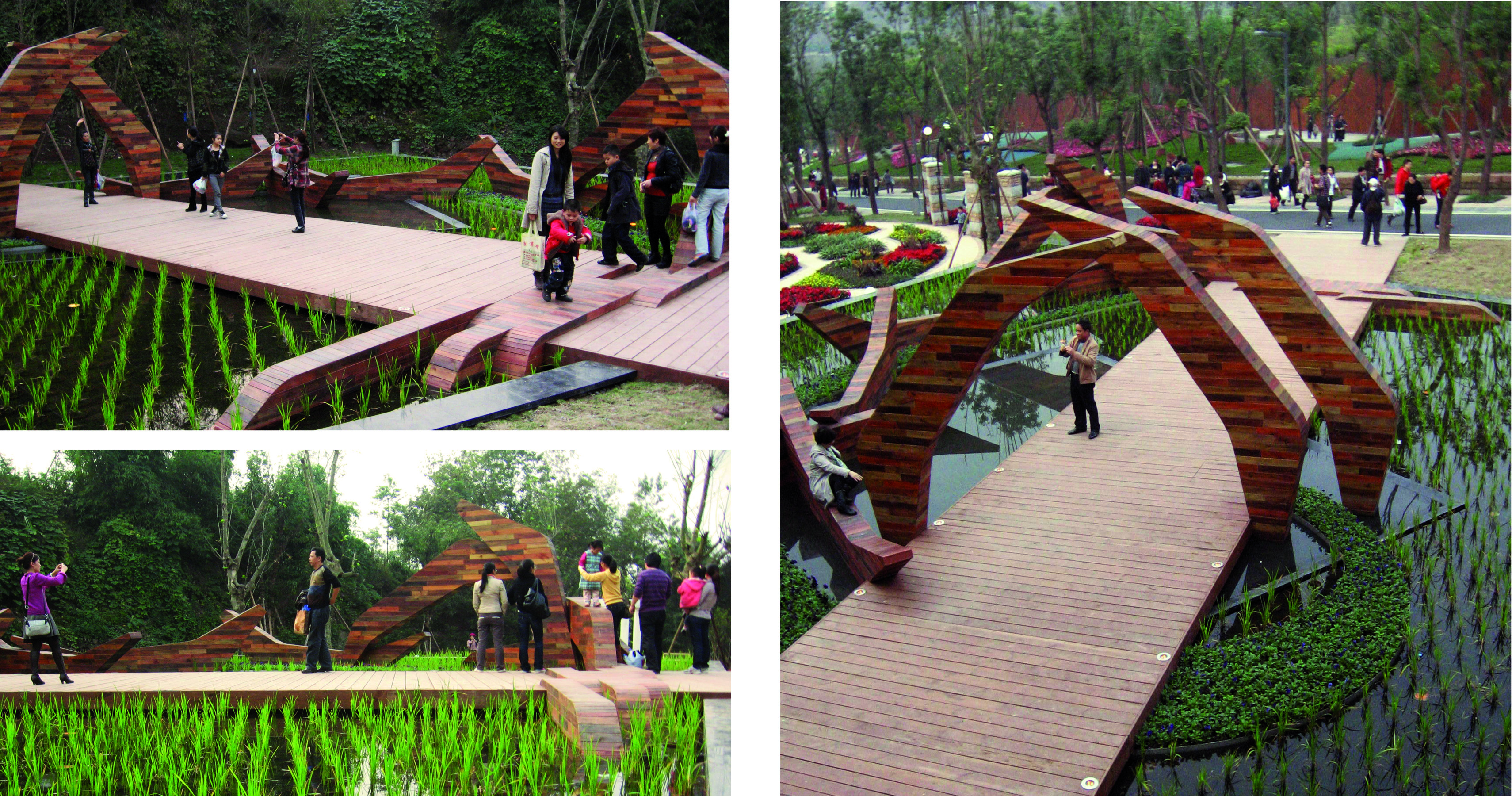 Portage, public space, Chongqing, China, 2011