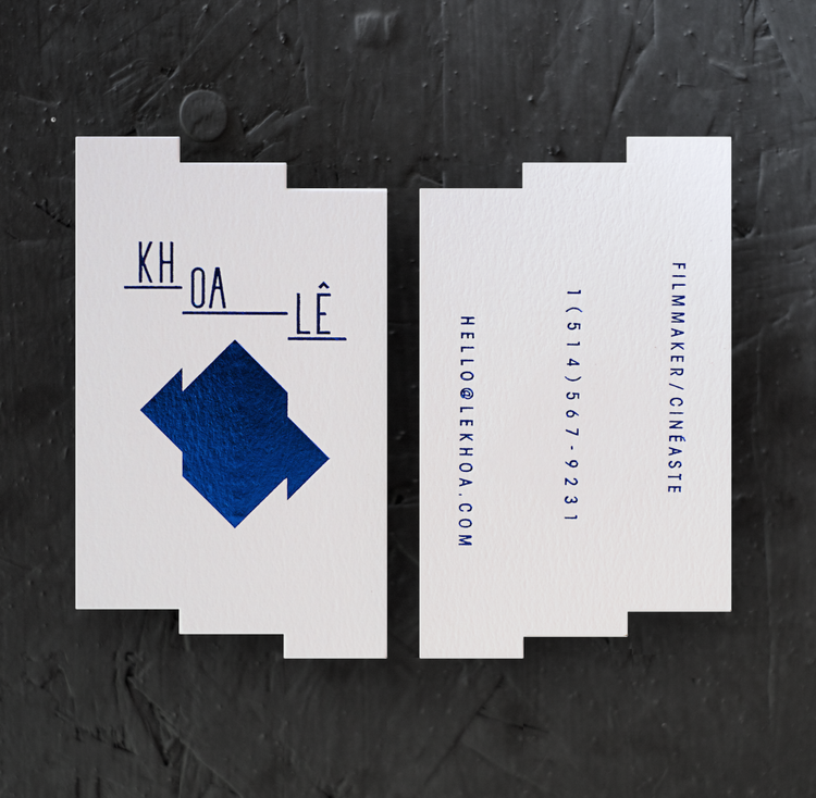 Khoa Lê visual identity, Montreal, 2014