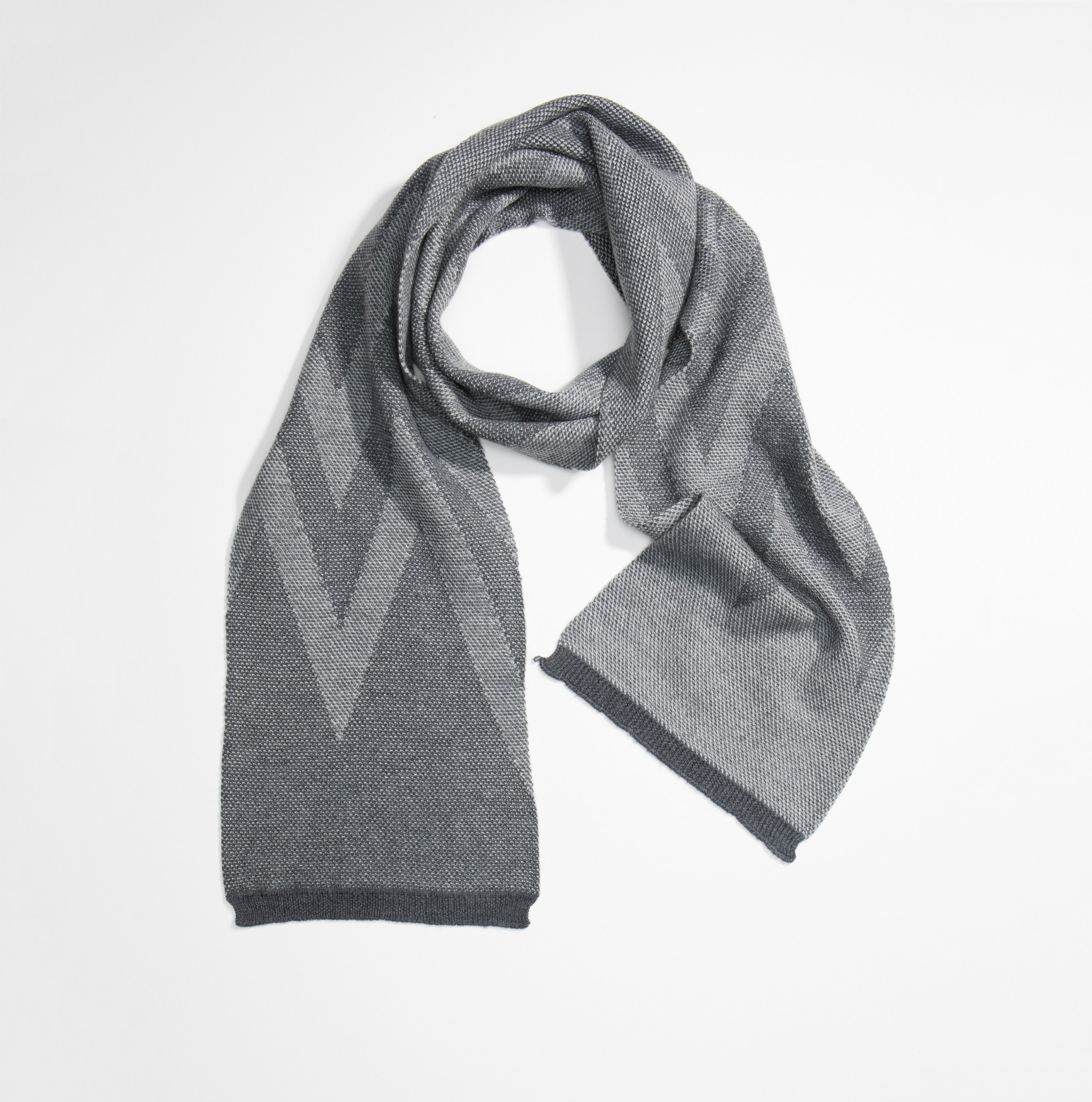 Merino Wool Scarves — Zig-Zag