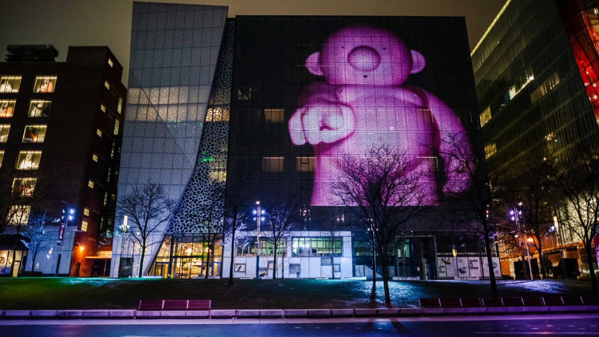 mapping sur un bâtiment