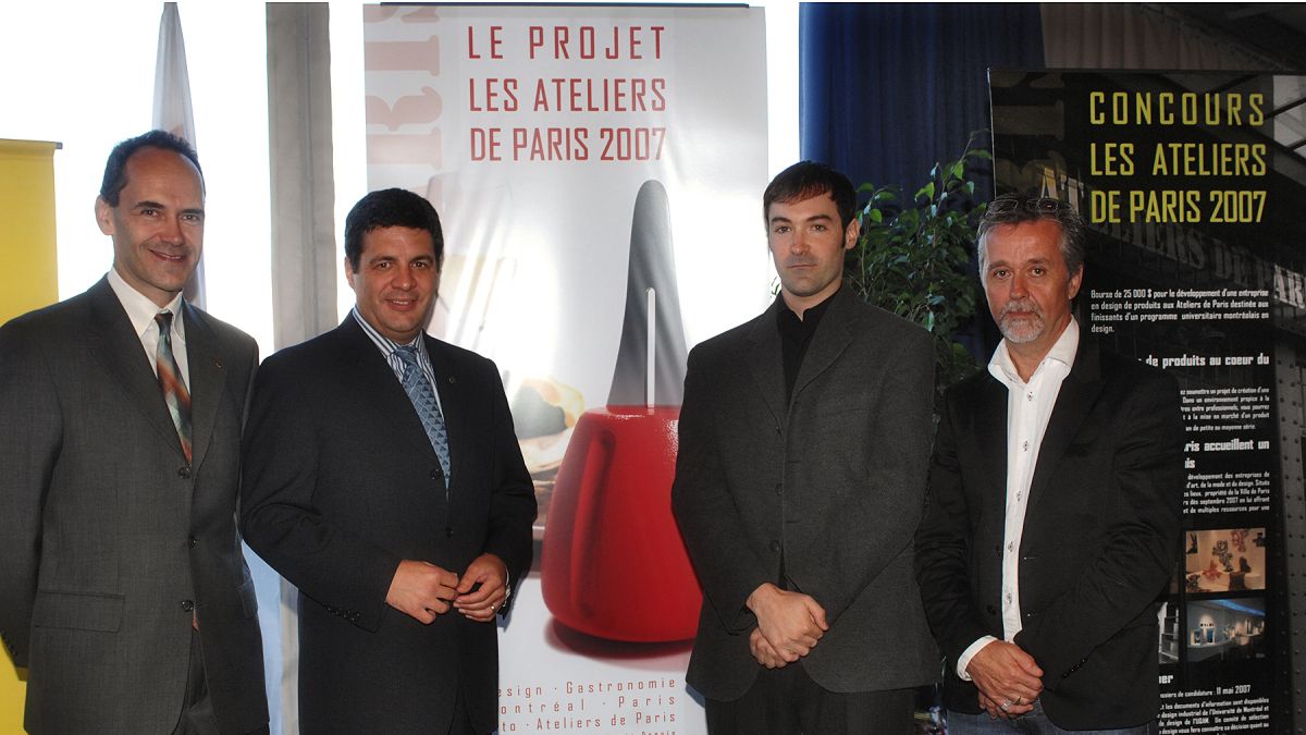 MM Audibert et Labonté, Louis Drouin et Mario Gagnon MM Audibert et Labonté, Louis Drouin et Mario Gagnon