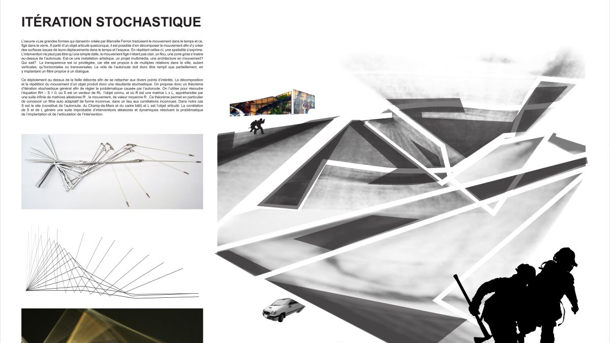 Itération stochastique - Boards (detail)