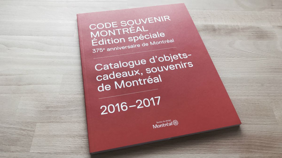 CODE SOUVENIR MONTRÉAL: Édition spéciale 375e anniversaire de Montréal 2016-2017 CODE SOUVENIR MONTRÉAL: Édition spéciale 375e anniversaire de Montréal 2016-2017