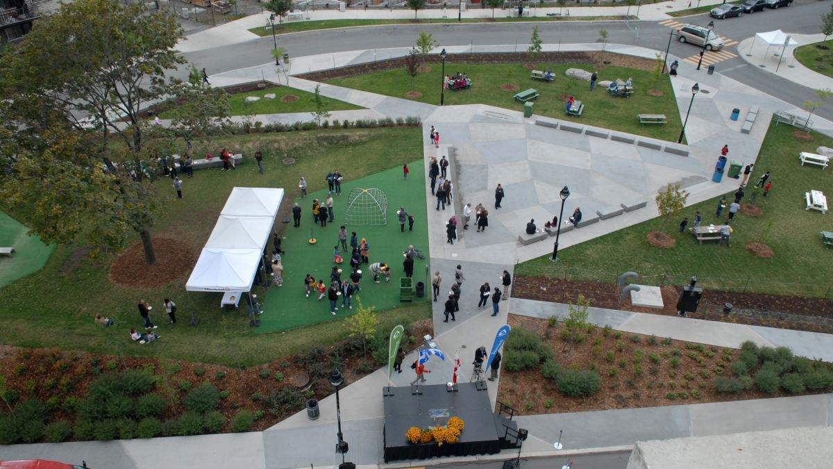 Inauguration of the Place de l'Acadie