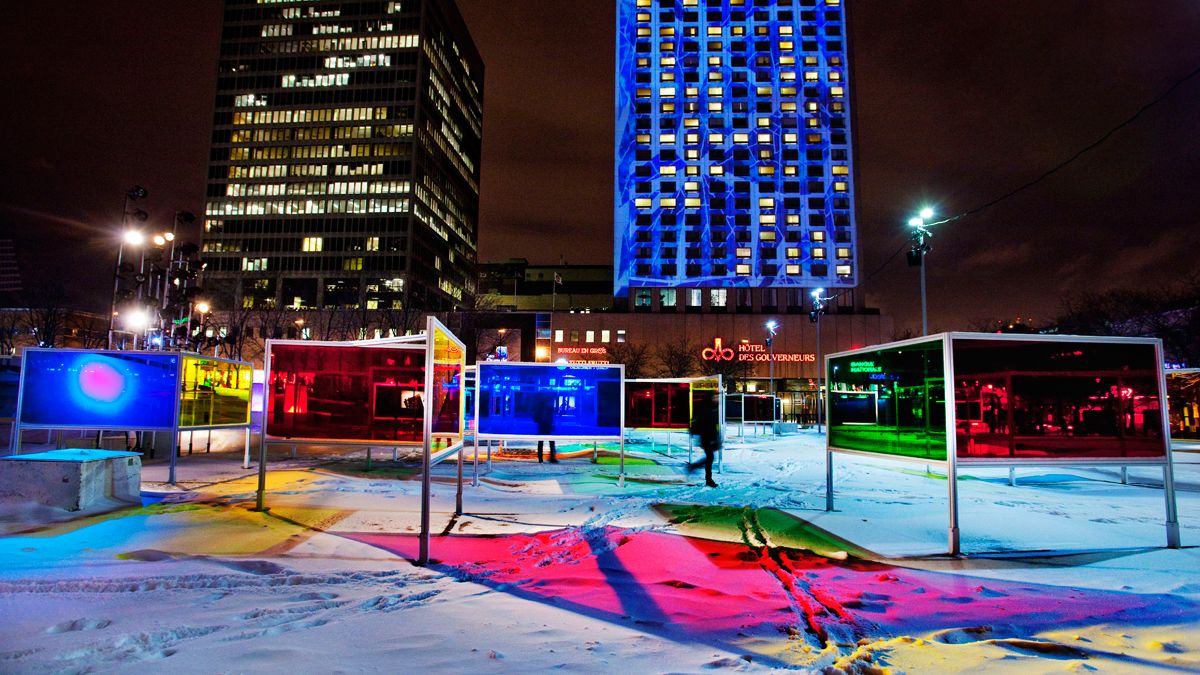 Créer l'hiver au Quartier des spectacles – Place Émilie-Gamelin Créer l'hiver au Quartier des spectacles – Place Émilie-Gamelin