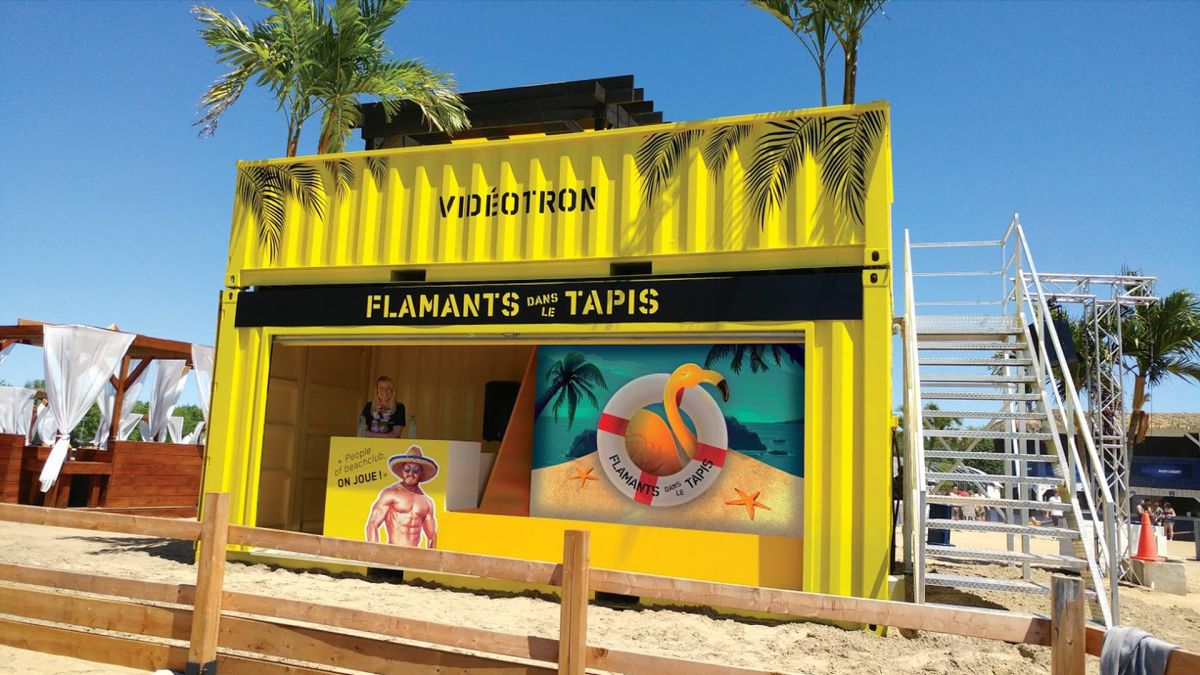 Flamants dans le Tapis, Beach Club, Montréal, 2018-2019 Flamants dans le Tapis, Beach Club, Montréal, 2018-2019