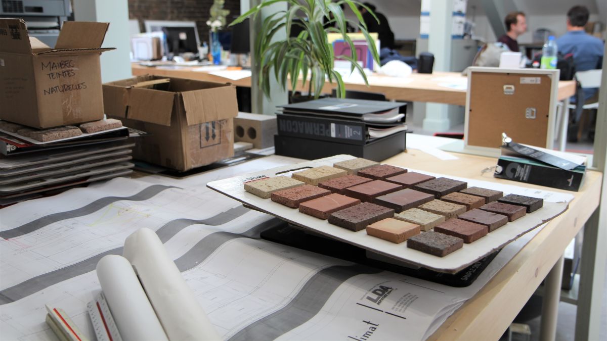 Work plans and samples at Architecture Microclimat