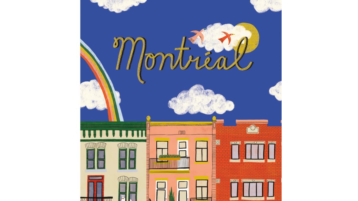 Postcard, Greeting Card and Art Print — Images de Montréal (Montréal Triplex)