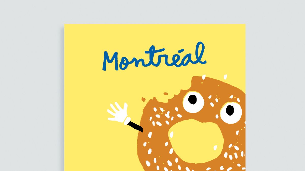 Postcard, Greeting Card and Art Print — Images de Montréal (Bagel)