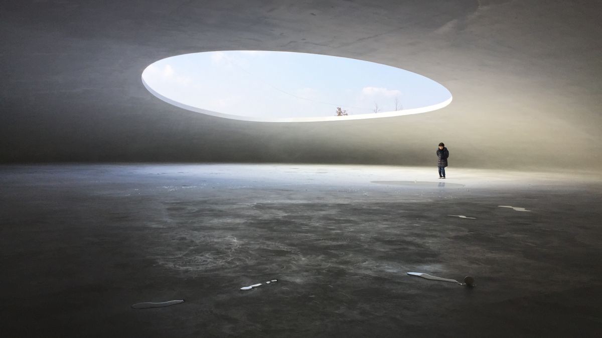Musée d’art de Teshima, situé sur l’île de Teshima au Japon