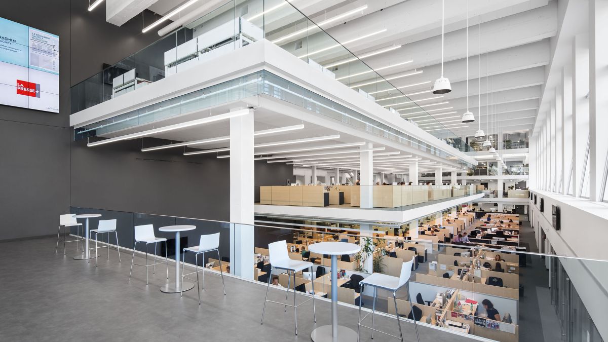 La Presse Newsroom, Montréal, 2015 (in consortium with Architecture 49) La Presse Newsroom, Montréal, 2015 (in consortium with Architecture 49)