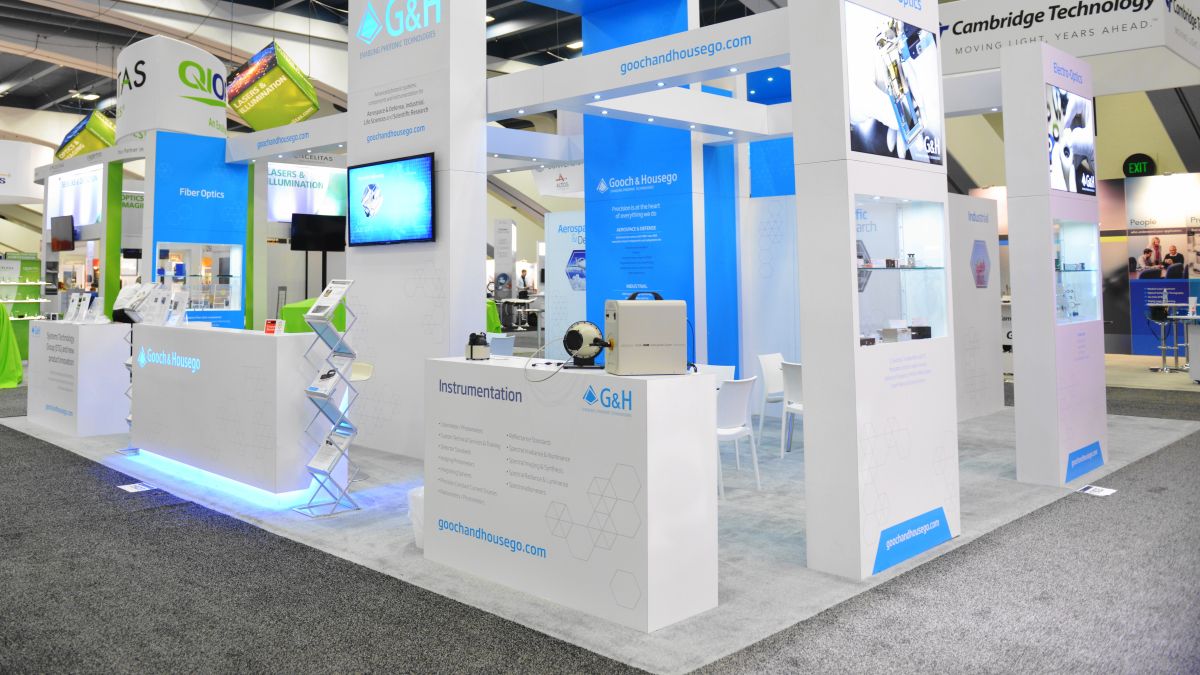 Gooch & Housego tradeshow booth, Laser, Munich, 2015
