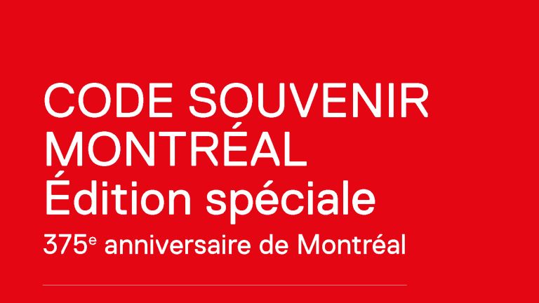 CODE SOUVENIR MONTRÉAL 2016-2017 Catalogue cover