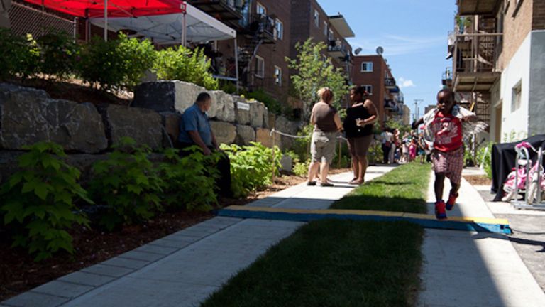 Ruelle verte Cartierville