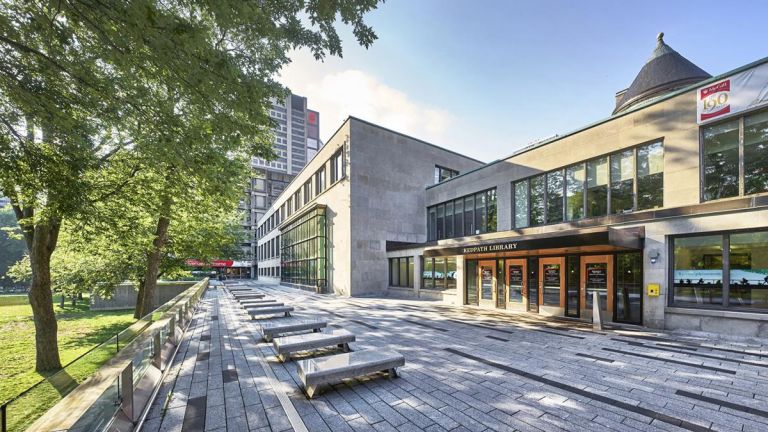 Terrasse des bibliothèques de l'Université McGill