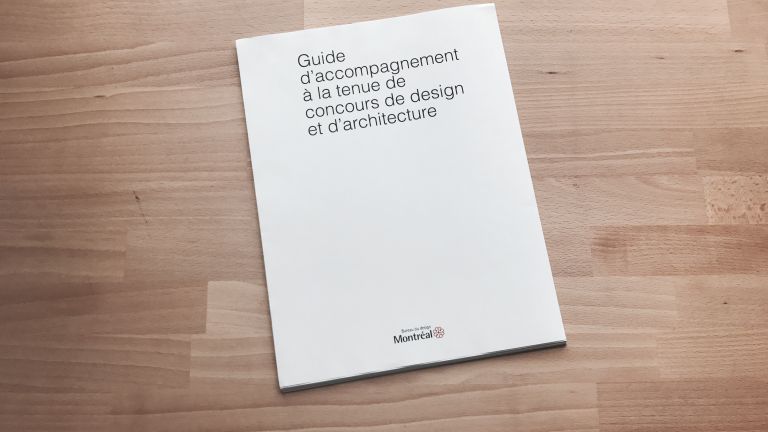 Guide d’accompagnement à la tenue de concours de design et d’architecture