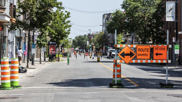 Rue Ontario Est, le 21 juillet 2020