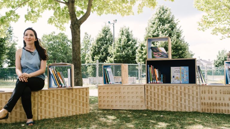 Pierrefonds microlibrary, August 1, 2016