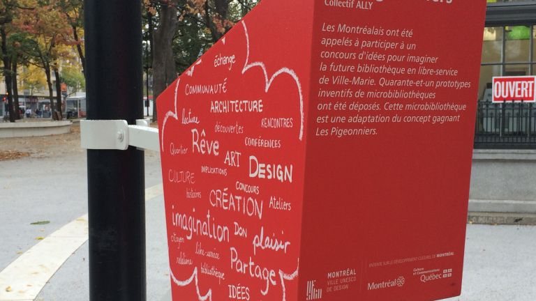 Microbibiothèque Ville-Marie, square Cabot