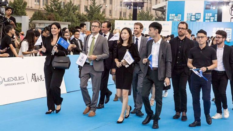 Delegation at the Beijing Design Week