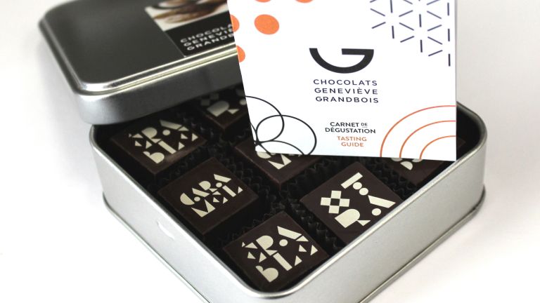 9 chocolates in a metal box, Montreal