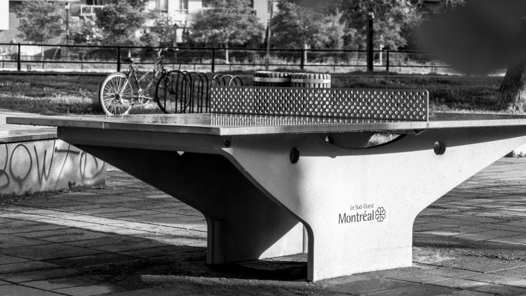 Ping-Pong Table, Halvard Model, Ductal® Urban Furniture
