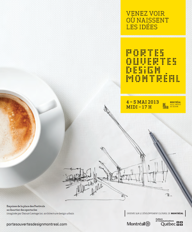 Programme des Portes ouvertes Design Montréal 2013