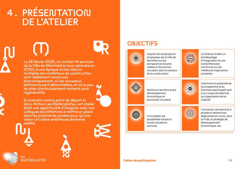 Extrait - Cahier d'atelier Les Matérialistes