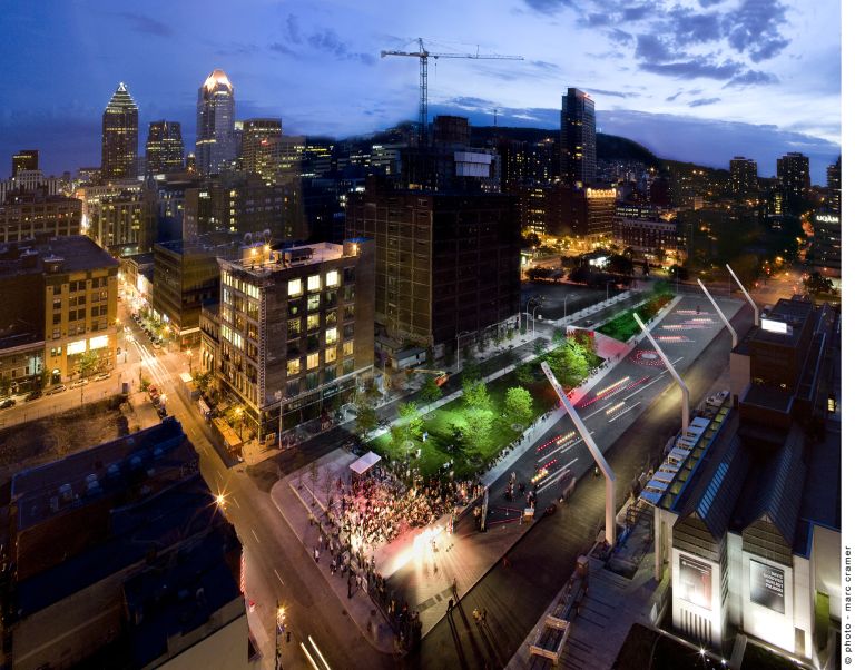 Quartier des Spectacles, Montréal, 2012