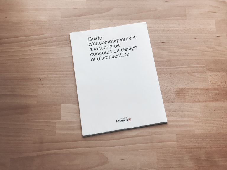 Guide d’accompagnement à la tenue de concours de design et d’architecture