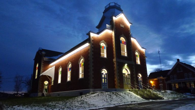 Public library, Saint-Rosaire, Québec, 2017