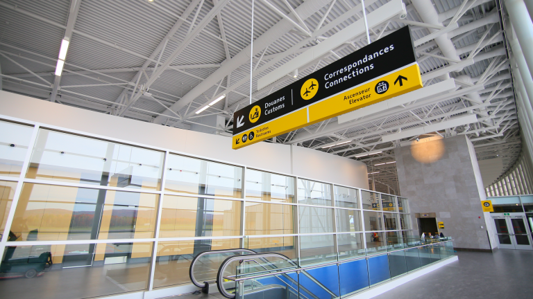 Orientation and Signage Strategy, Québec City Jean Lesage International Airport, 2016