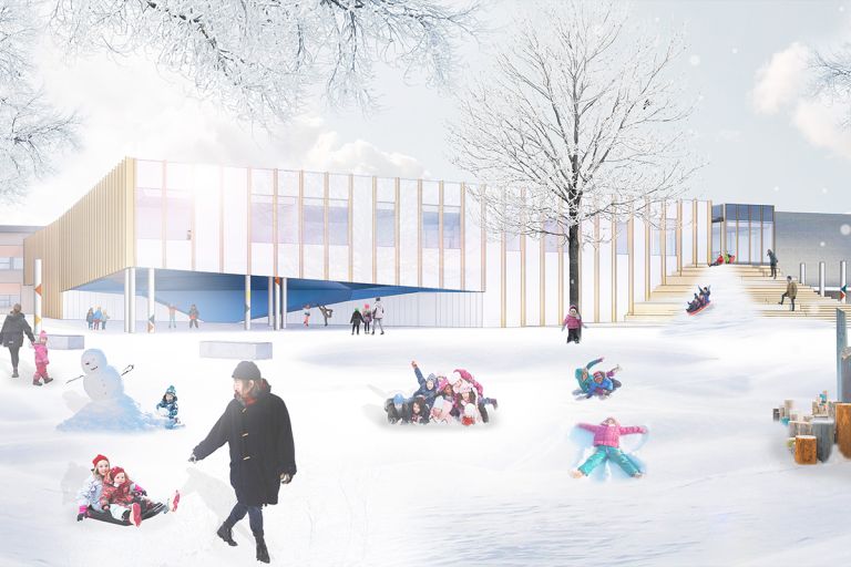 Lab-École Competition, Pierre-Elliott-Trudeau Elementary School Expansion, Gatineau, 2020